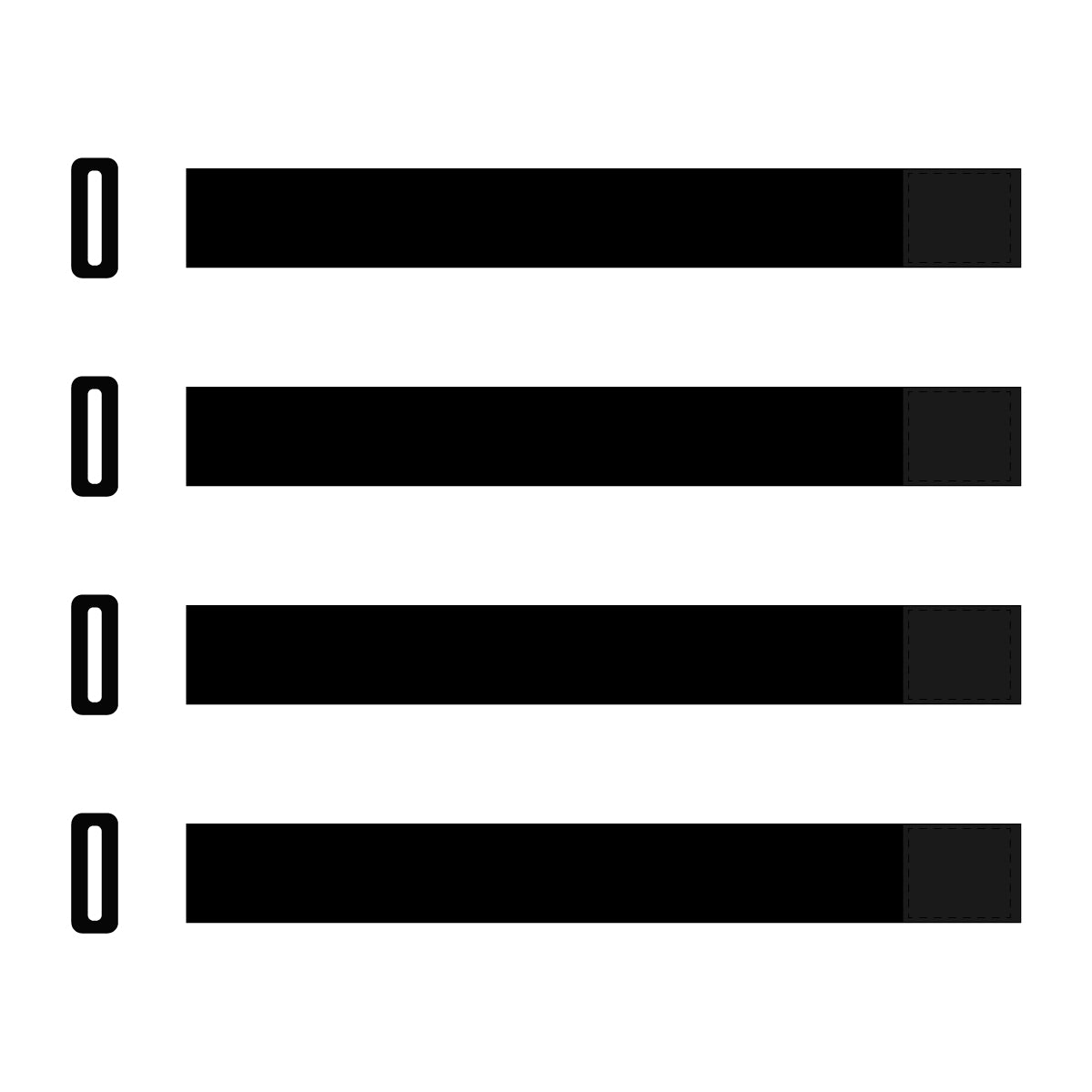 Ball hockey shinguards elastic bands